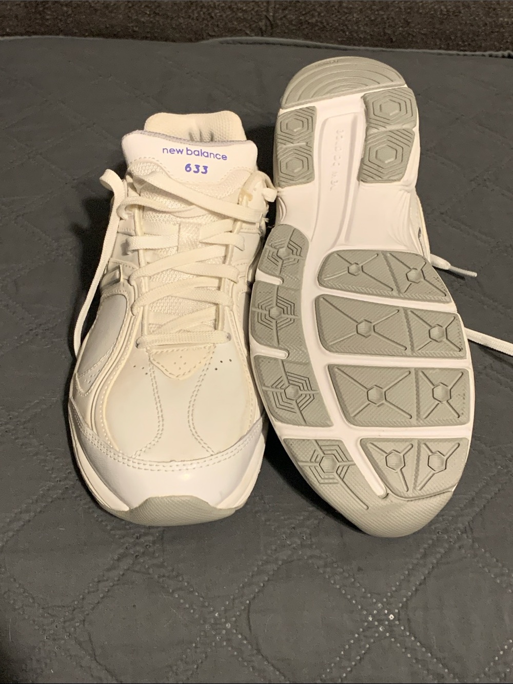 New Balance Cream/White 633 Lace-Up Walking Sneakers - New without tags